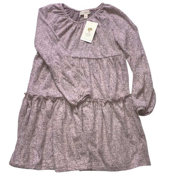 Tucker + Tate Dress Girls 3T Soft Pink English Heather Ruffle Dress NWT * - Picture 1 of 2